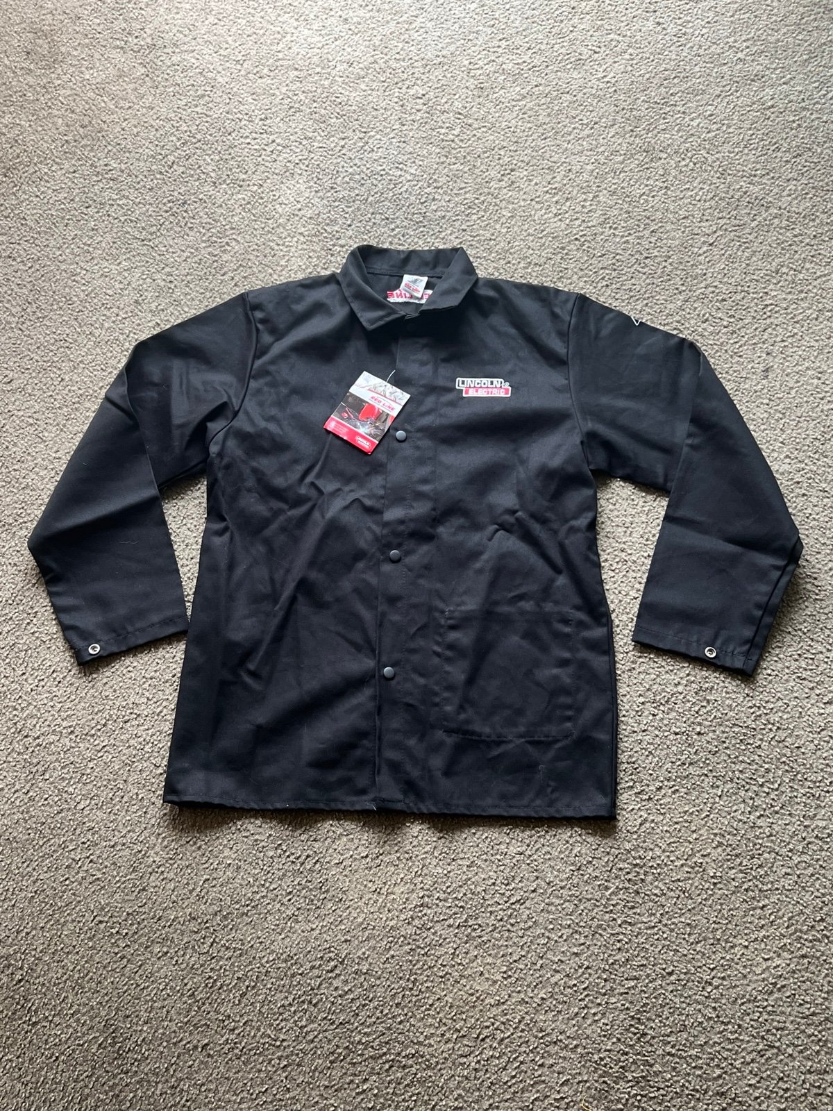 Lincoln K2985 Traditional FR Cloth Welders Welding Jacket Size Medium