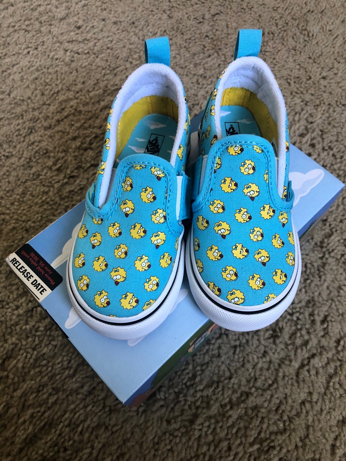 Maggie Simpson Toddler Vans Shoes