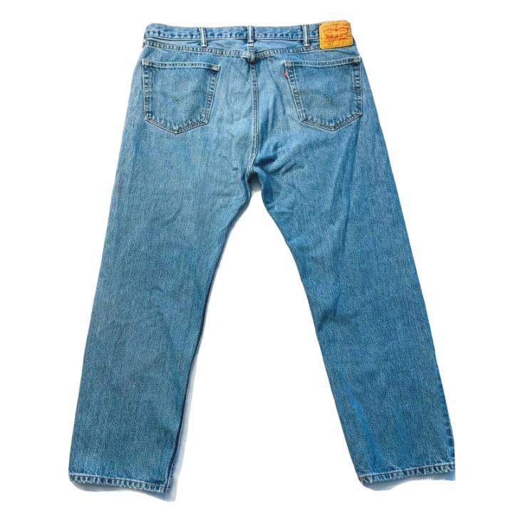 Vintage Levi's 505 Relaxed Fit High Rise Jeans Medium Wash Denim 40x30
