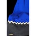 St. John Santana Blue And Black Knit Wool Scarf