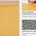 Kraft Bubble Mailers Shipping Mailing Padded Bags Envelopes Self-Seal
