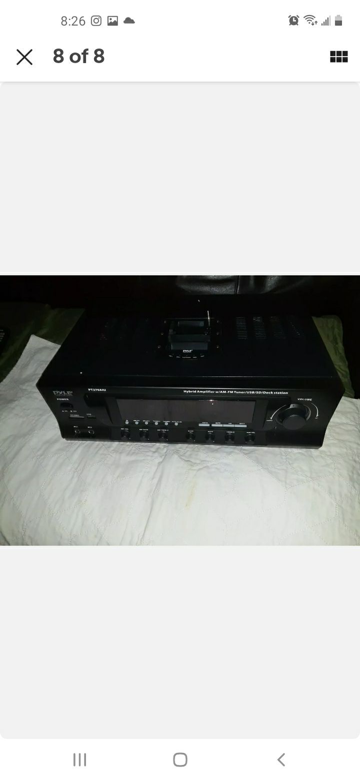 Pyle 4 Channel 300 Watt Receiver new