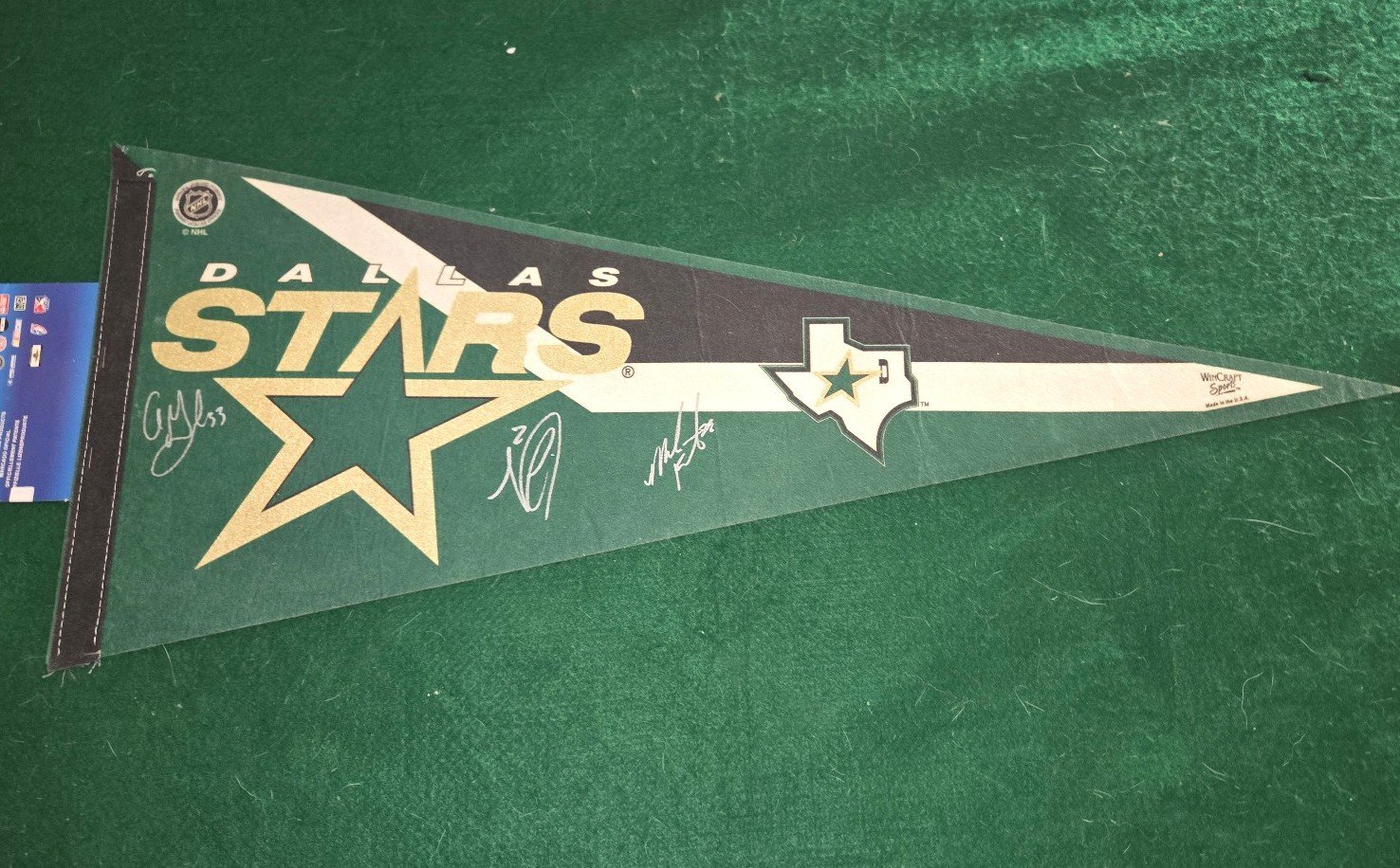 Dallas Stars Autograph Pennant