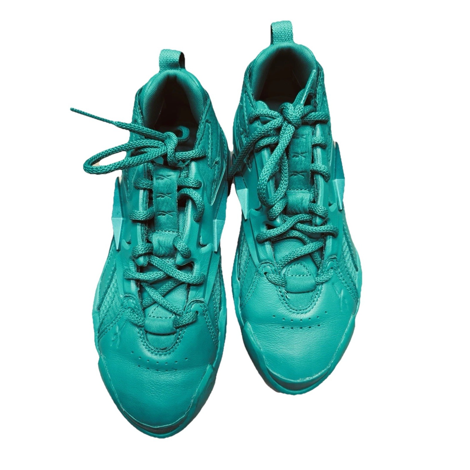 Reebok Cardi B x Club C V2 Emerald Womens 6 Sneakers Shoes Running Athletic