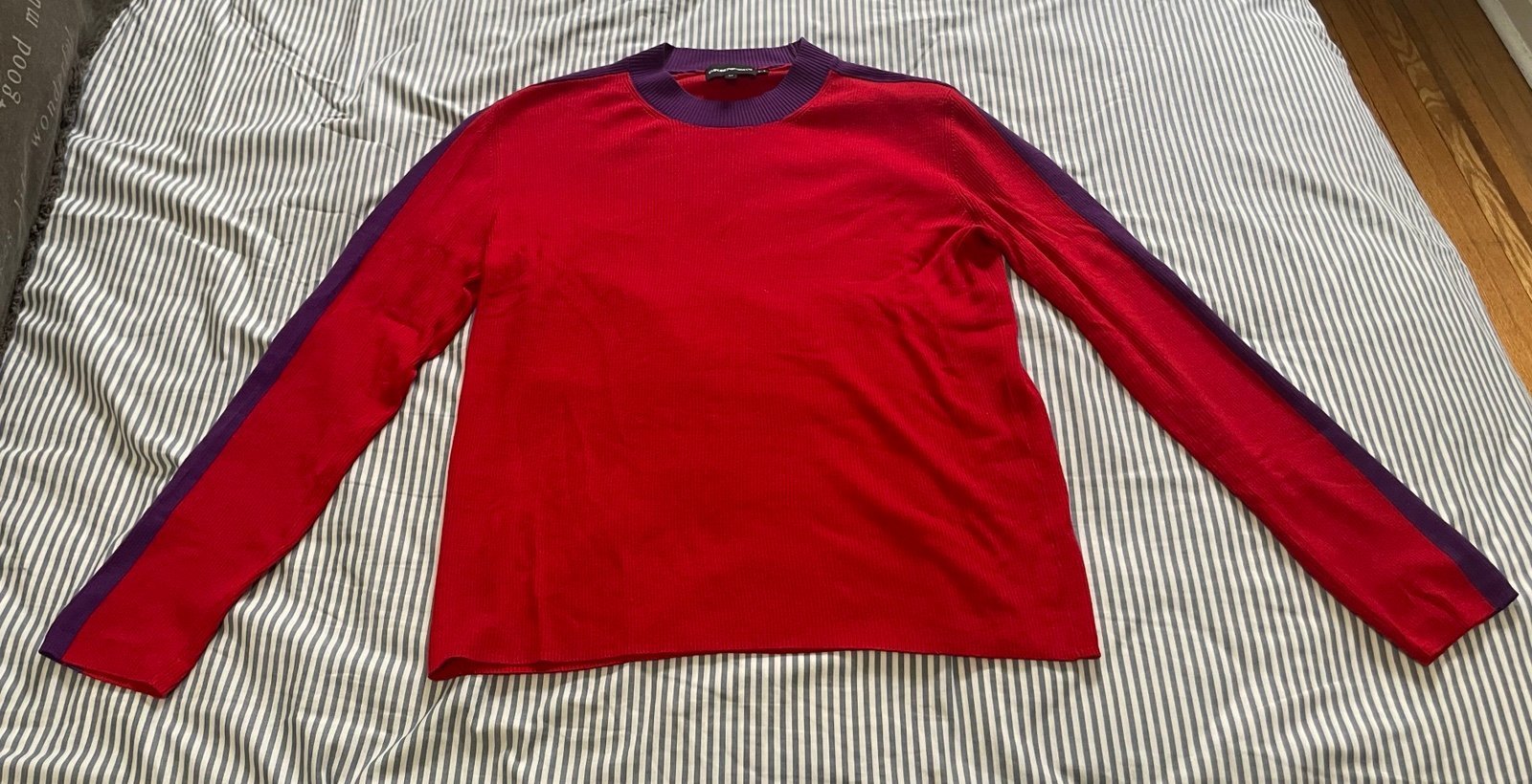 Emporio Armani Mock Rib Sweater