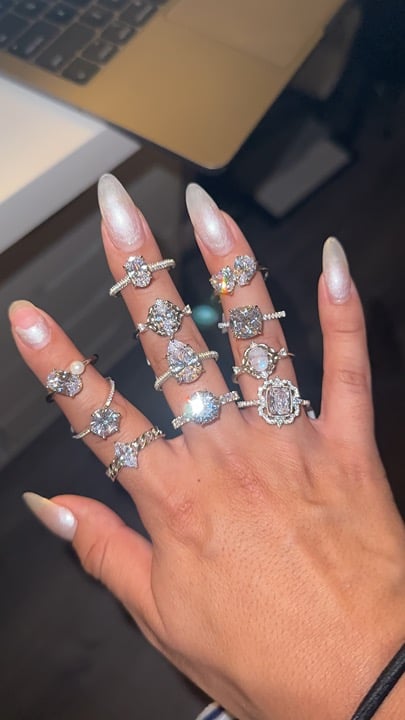 925 Sterling Silver Ring Lot Size 10