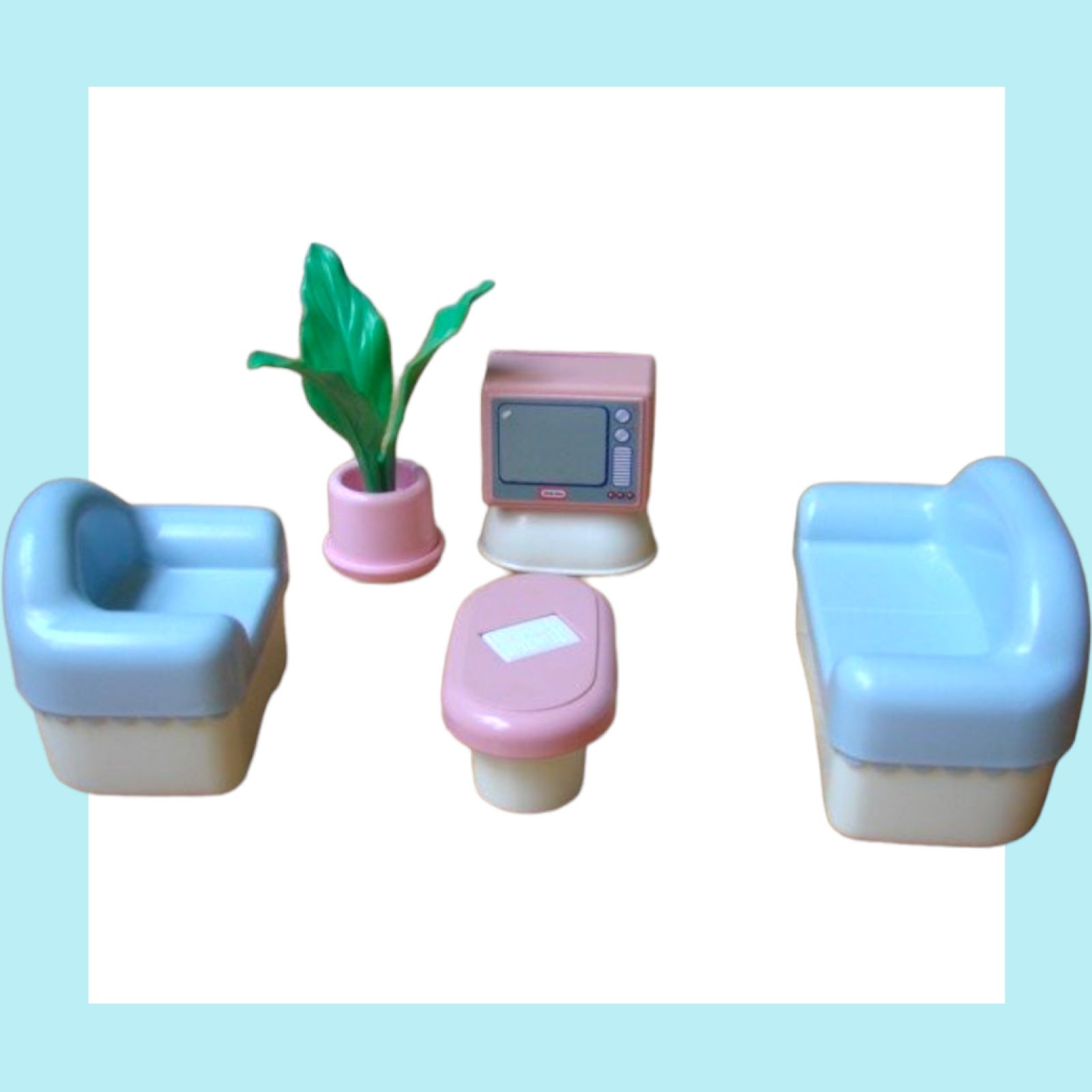 LITTLE TIKES DOLLHOUSE 5 PC. LIVING ROOM SET