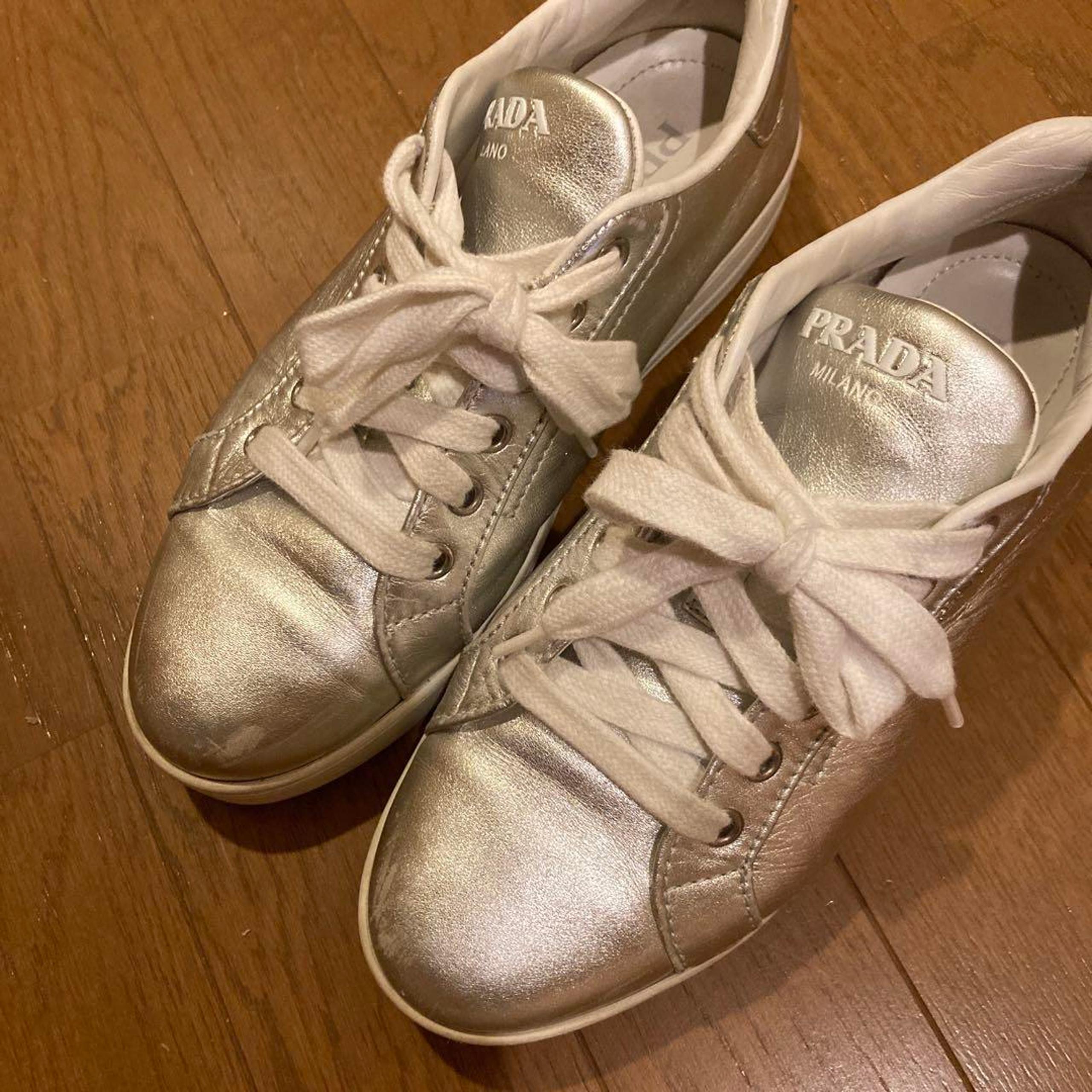 PRADA Prada Sneakers Women's 36.5 Silver