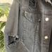 Black Ripped Denim Jacket