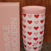Simple Modern Signature Voyager Hearts on White 16 oz Limited Edition
