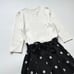 Apuweiser-riche New with Tag, Docking Dress, Dot Flare, White