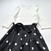 Apuweiser-riche New with Tag, Docking Dress, Dot Flare, White