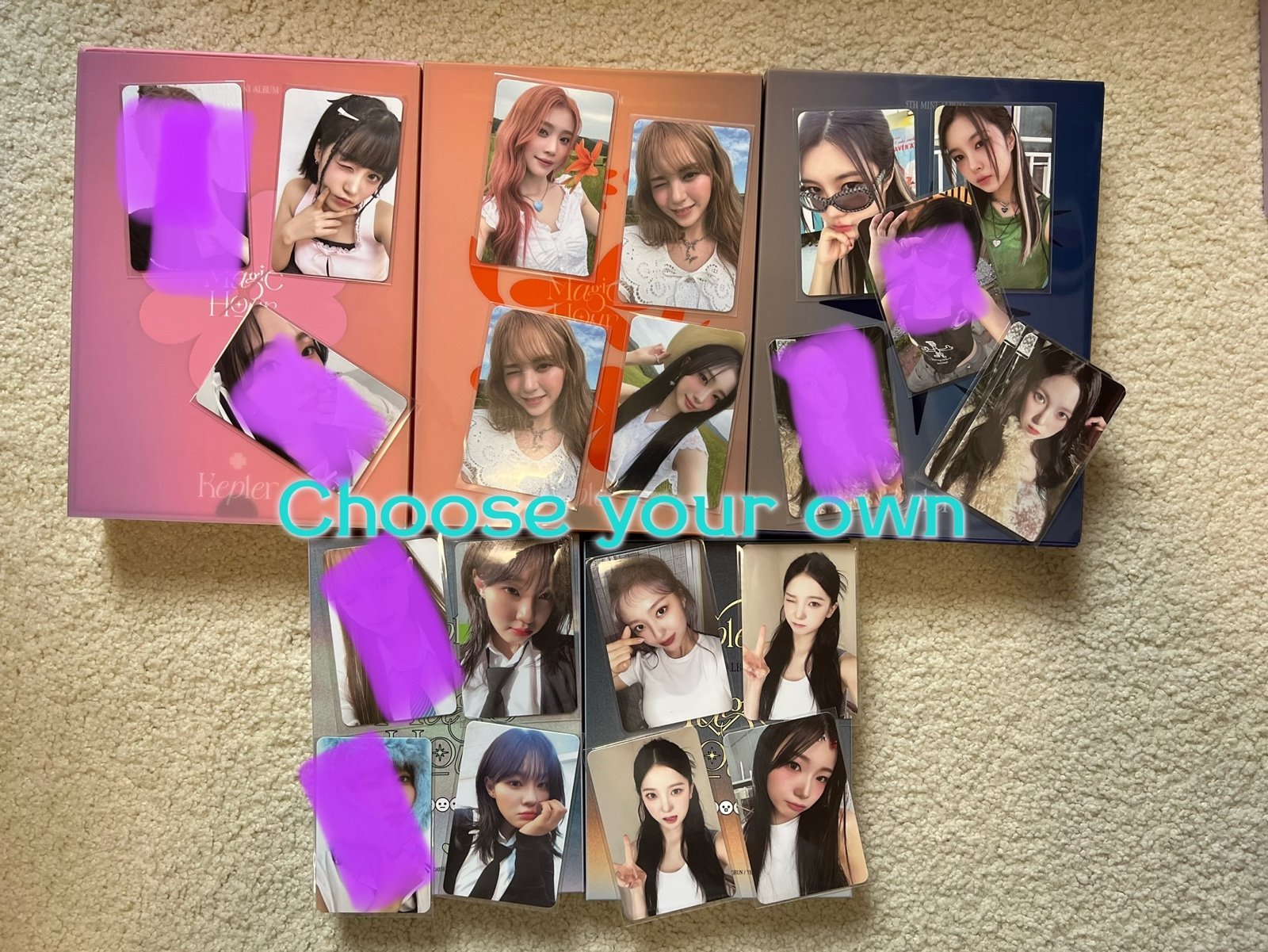 Choose your own Kep1er Magic hour album