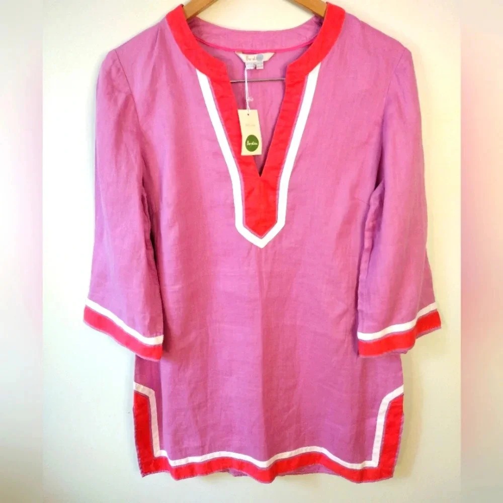 Boden NWT Linen Kaftan Caftan Coverup Tunic