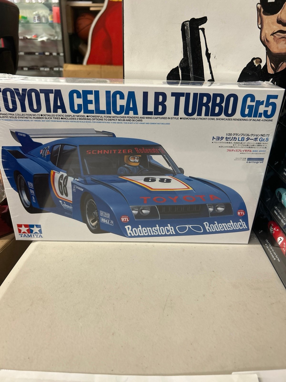 Tamiya 1/20 scale model Toyota Celica LB Turbo Gr 5