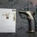 Kitchen Torch Gray, Dual Flame Butane Torch Gun for Candles And Creme Brulee & M