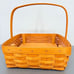 Longaberger Handmade Baskets Pie Basket with Riser and Protector Dated 2002