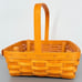 Longaberger Handmade Baskets Pie Basket with Riser and Protector Dated 2002