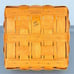 Longaberger Handmade Baskets Pie Basket with Riser and Protector Dated 2002
