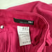 Kut From The Kloth Amy Crop Straight Leg Pink Denim Jeans Fray Cuff Size 14 New