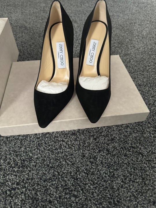 Jimmy Choo Romy Suede Heels