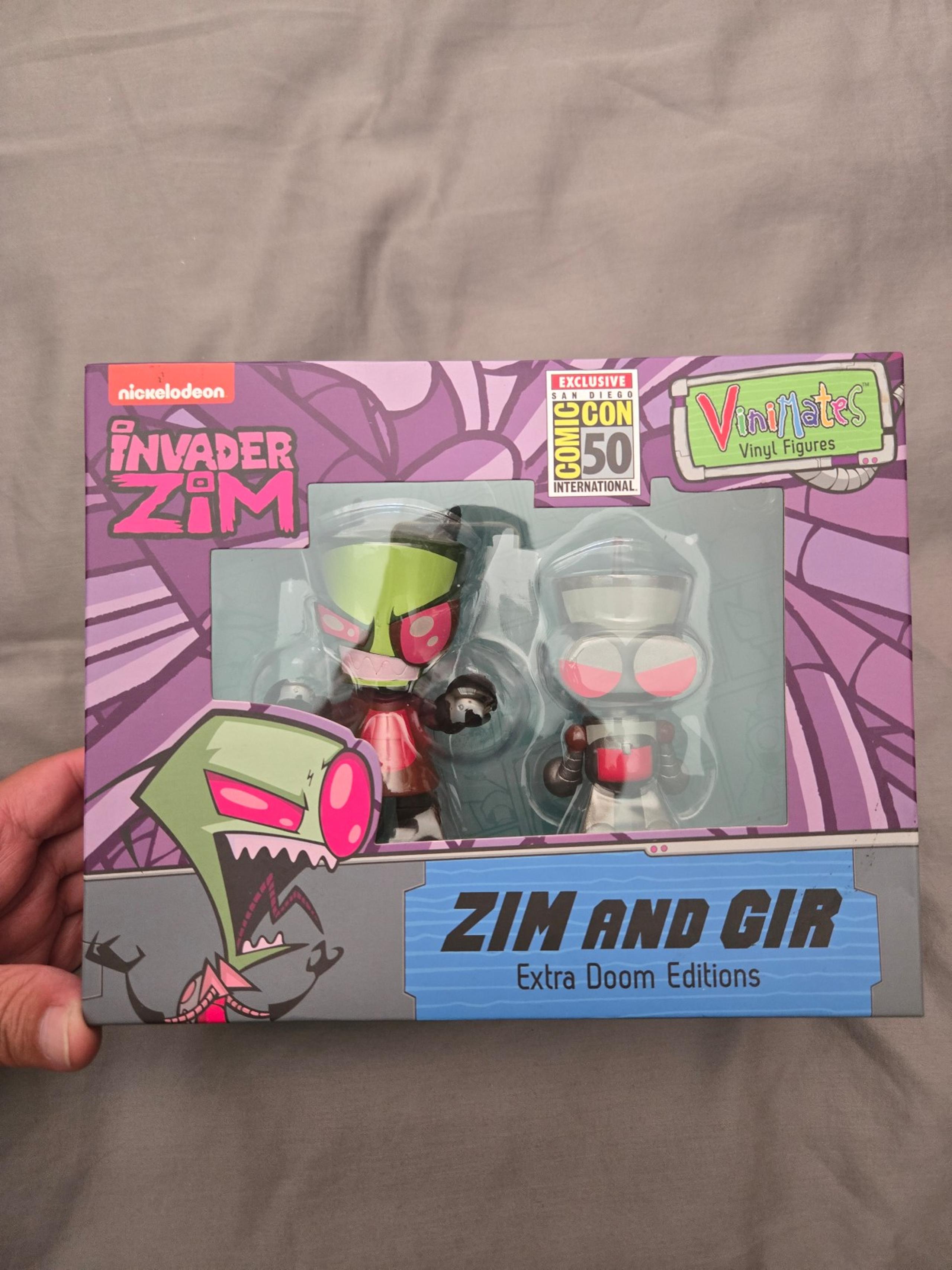 SDCC 2018 Exclusive Invader Zim & Gir Extra Doom Editions 1 of 250 Vinylmates