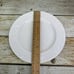 Thomson Pottery SEASHELLS Embossed Rim White Ceramic Lunch Salad Plates Set of 4
