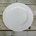 Thomson Pottery SEASHELLS Embossed Rim White Ceramic Lunch Salad Plates Set of 4