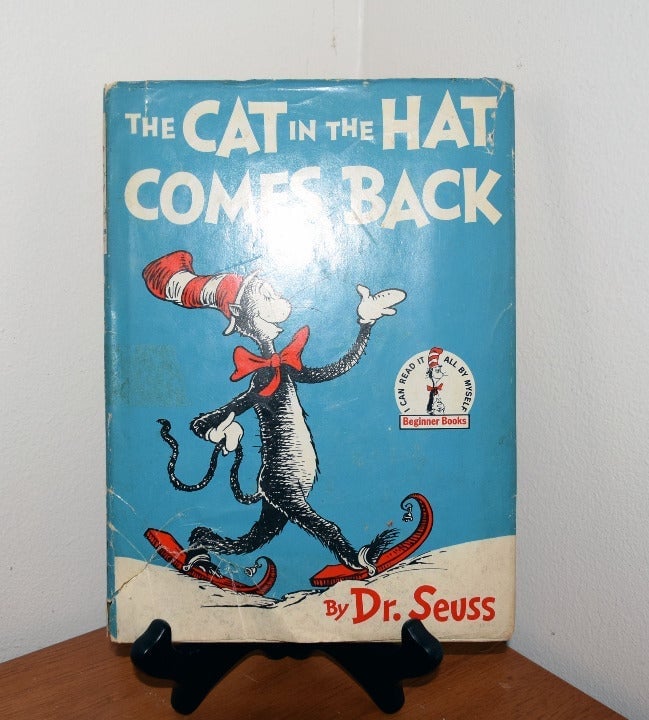 Dr. Seuss The Cat In The Hat Comes Back W/ Dust Jacket