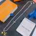Silver letter necklace