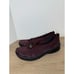 BZees Women's Niche Size 8M Burgundy Glitter Casual Slip On Shoes Knit NWOB