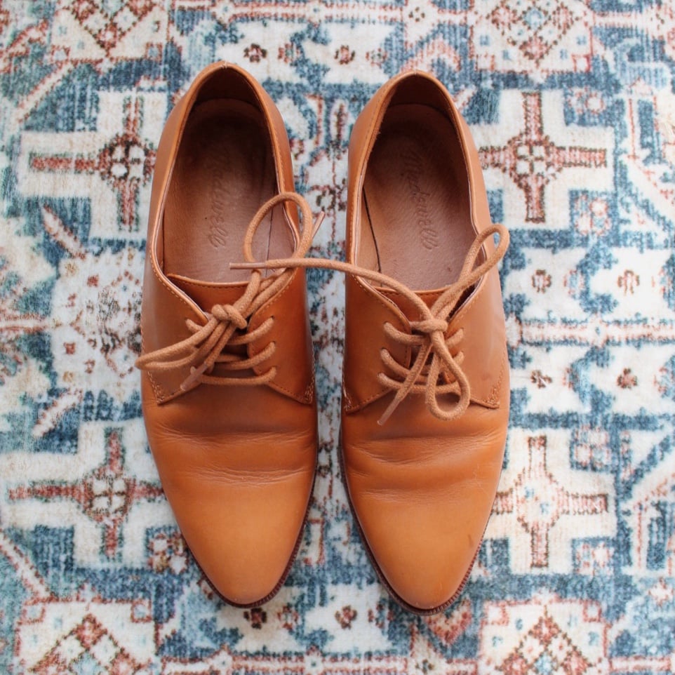 Madewell Cognac The Jess Oxford