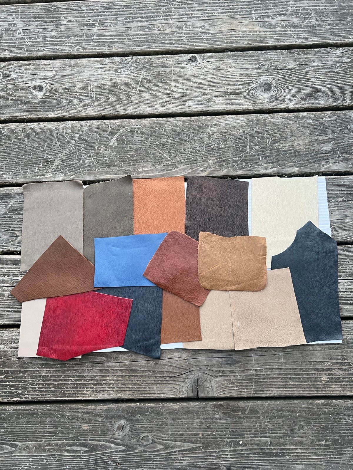 LEATHER ASSORTMENT CRAFTING LOT NEW