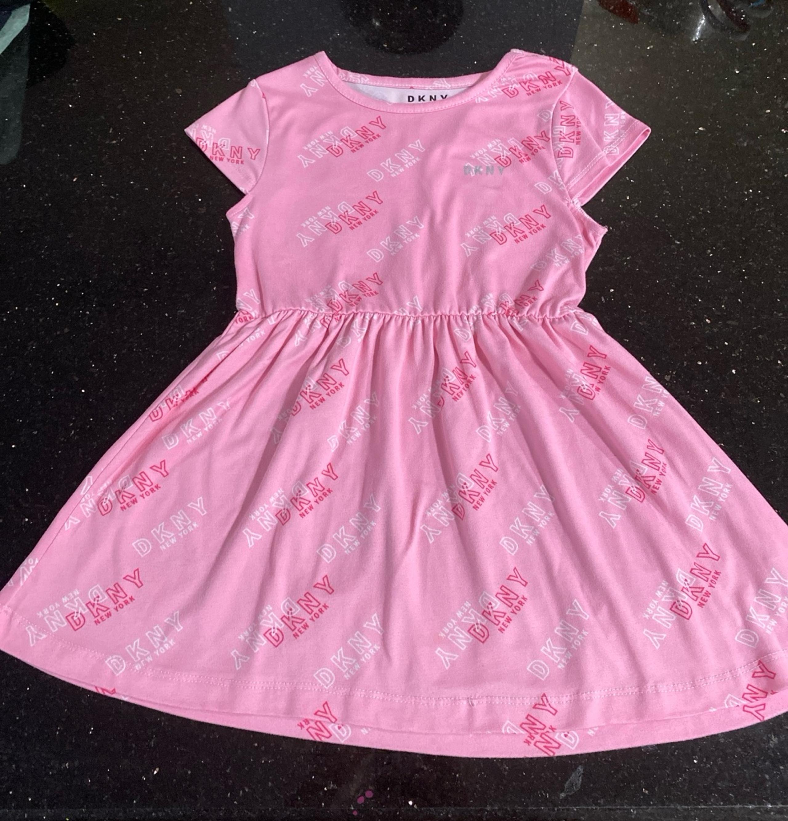 Toddler girls DKNY pink dress 3t