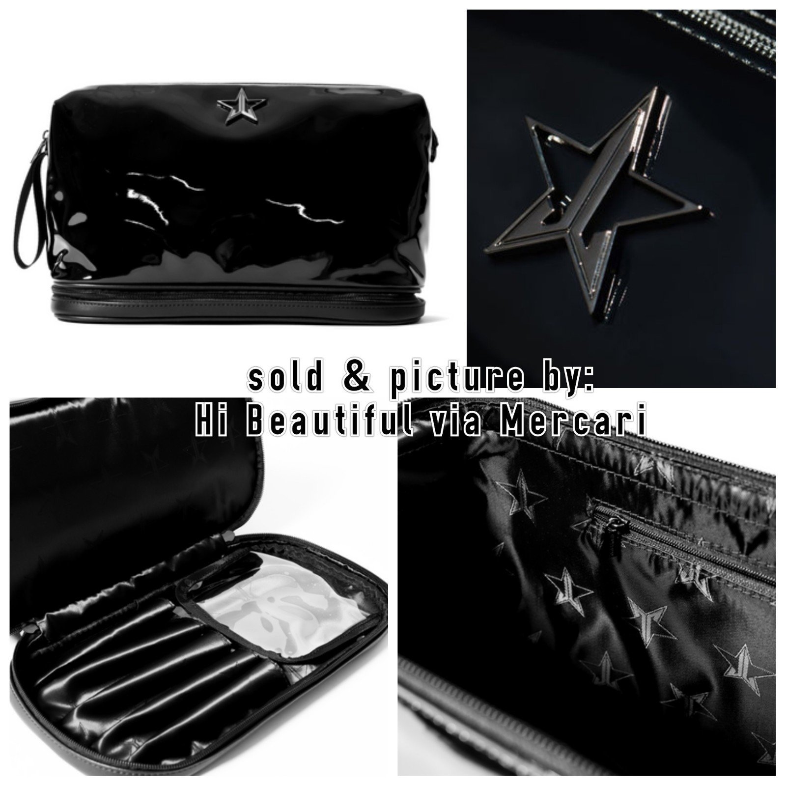 SOLD OUT jeffree star Large Black Travel Bag