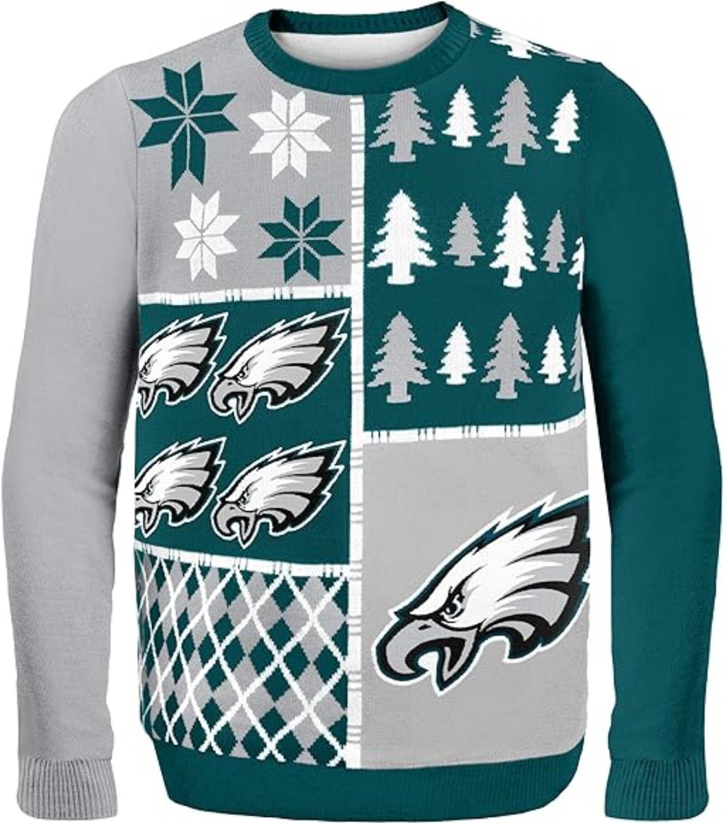 New Mens NFL Philadelphia Eagles Holiday Sweater - Size Small