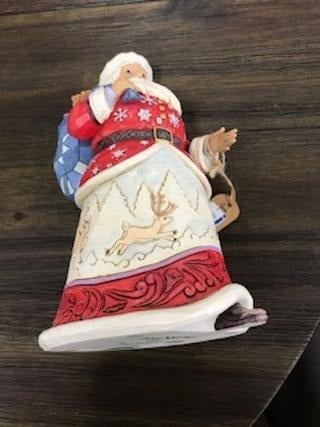 Jim Shore Santa with Bag Over Shoulder - 6008878