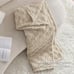 Light Brown Fleece Blanket for Couch - Super Soft Cozy Blankets 50x60 In