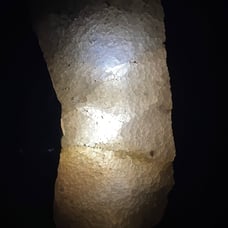 White amethyst stone healing lamp night light 3.12lbs