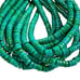 10 Long Strands Lot Of 6mm Turquoise Heishi Disc Beads