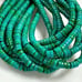 10 Long Strands Lot Of 6mm Turquoise Heishi Disc Beads
