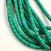 10 Long Strands Lot Of 6mm Turquoise Heishi Disc Beads