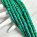 10 Long Strands Lot Of 6mm Turquoise Heishi Disc Beads