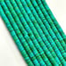 10 Long Strands Lot Of 6mm Turquoise Heishi Disc Beads