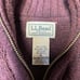 LL Bean 1/4 Zip Sweater Mens XL XLarge Burgundy Cableknit Wool Blend Fisherman