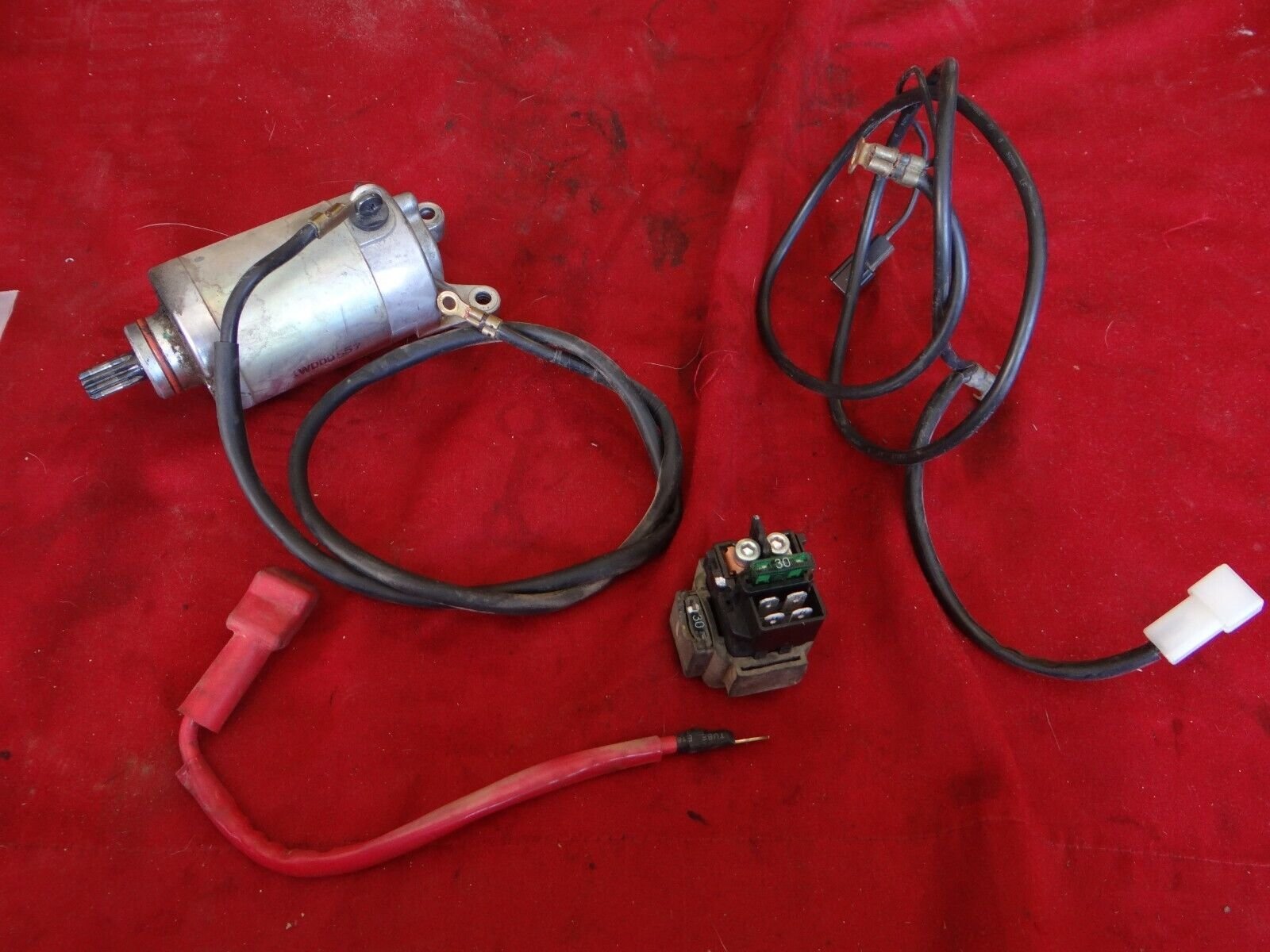 Starter Motor w/ Cables & Relay, 2015-24 Yamaha YZF R3, 1WD-H1800, 5028 Miles