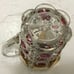 Vintage EAPG Bulls Eye & Daisy Pitcher W/ Amethyst Stain US Glass Co