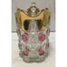 Vintage EAPG Bulls Eye & Daisy Pitcher W/ Amethyst Stain US Glass Co