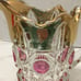 Vintage EAPG Bulls Eye & Daisy Pitcher W/ Amethyst Stain US Glass Co