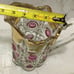 Vintage EAPG Bulls Eye & Daisy Pitcher W/ Amethyst Stain US Glass Co